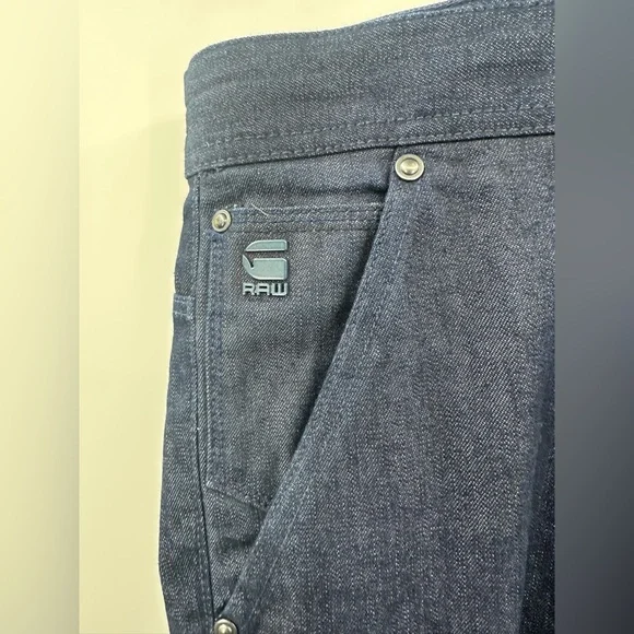 G-Star‎ Men’s Grip 3D Relaxed Tapered Jeans Dark Wash Size 40x34 - Picture 4 of 8